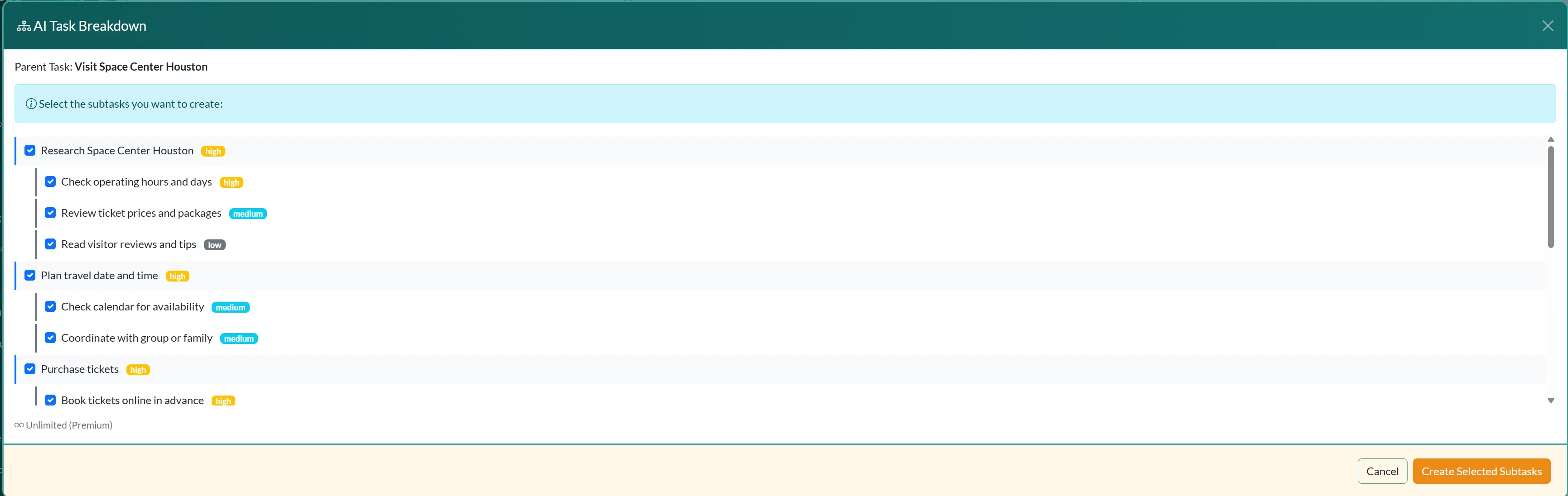 AI Task Breakdown - Step 2